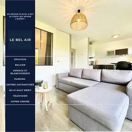 דירה Le Bel Air - Coeur De - Parking & Balcon מון-דה-מרסן